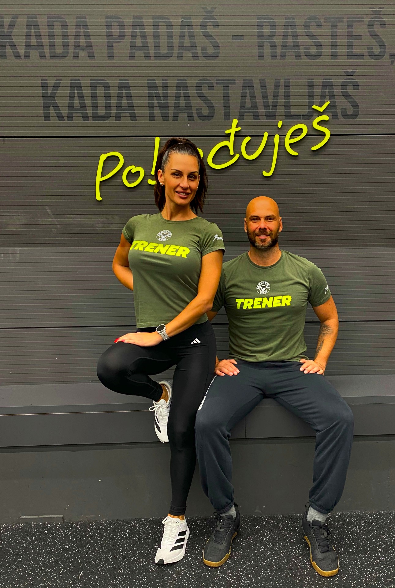 Tanja i Ivan Pajtić — treneri u Athletics Gym Šabac